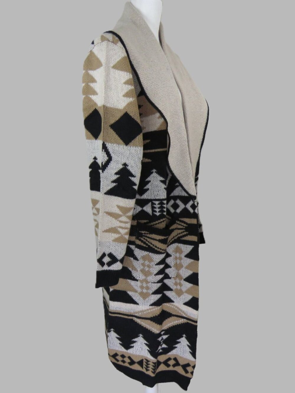 NWT Maurice's Women's Tribal Print Open Front Duster Cardigan Size XL (C2115) - Picture 3 of 10